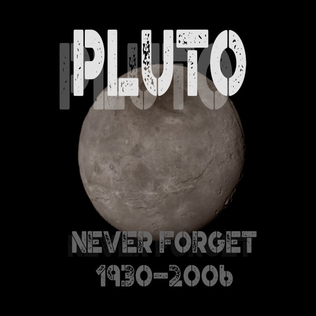 Pluto (1930-2006) Never Forget Dwarf Planet Pun by theperfectpresents