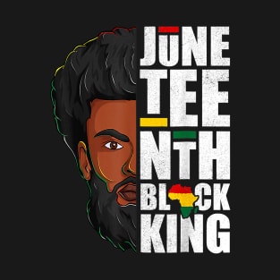 Juneteenth, Black King, Black Father, Black Man, Balck Lives Matter T-Shirt