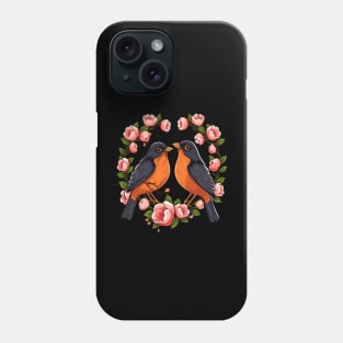 American Robin Valentine Day Phone Case