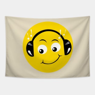 Emoji - DJ face Tapestry