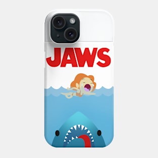 Funny Jaws Movie Poster Phone Case