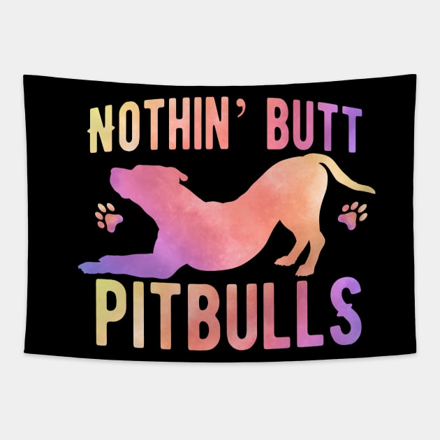 Nothing but pitbulls Tapestry by PrettyPittieShop