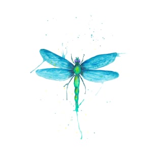 Dragonfly watercolour T-Shirt