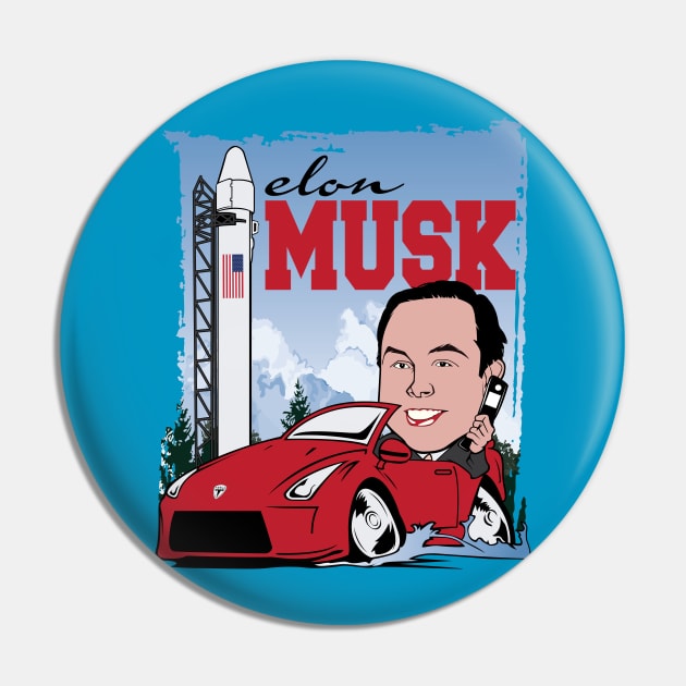 Elon Musk Pin by seysconstantijn