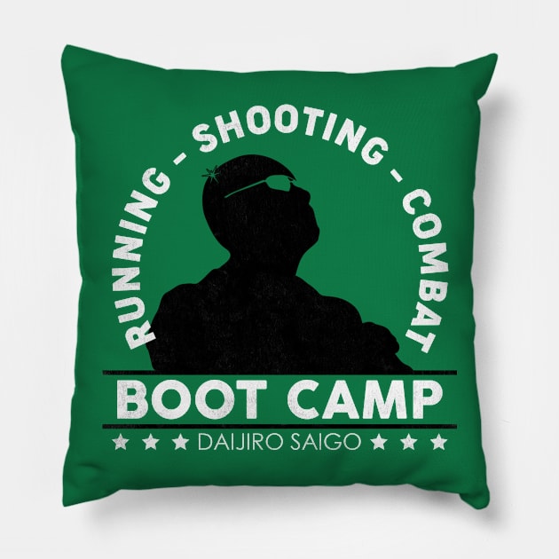 Saigo's Boot Camp Pillow by YakuzaFan