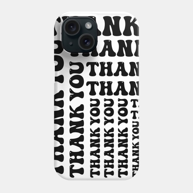 thank you Phone Case by emofix