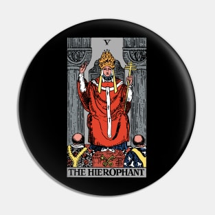 Hierophant Tarot Card Rider Waite Pin