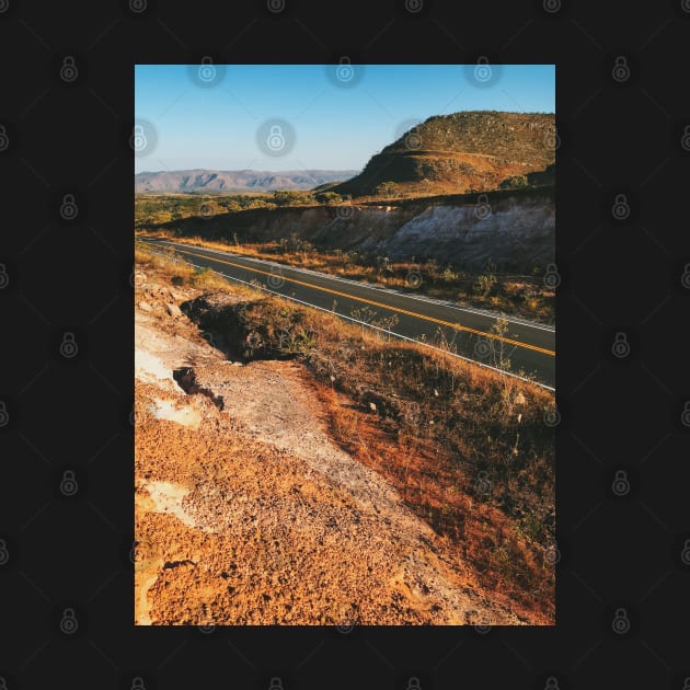 Road Through Brazilian National Park (Chapada dos Veadeiros) by visualspectrum