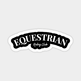 Equestrian Riding Club Magnet