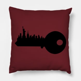 New York Key Pillow