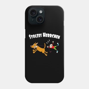 Stolzes Herrchen lustiges Hundeliebhaber Geschenk Phone Case