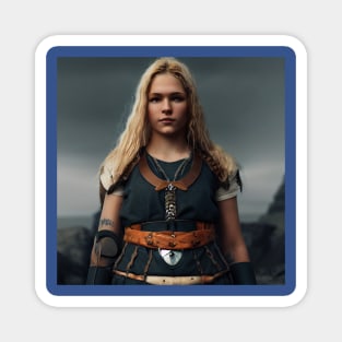 Viking Shield Maiden Magnet