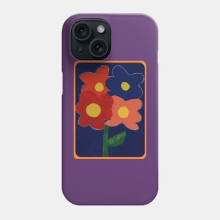 Abstract Flowers Phone Case