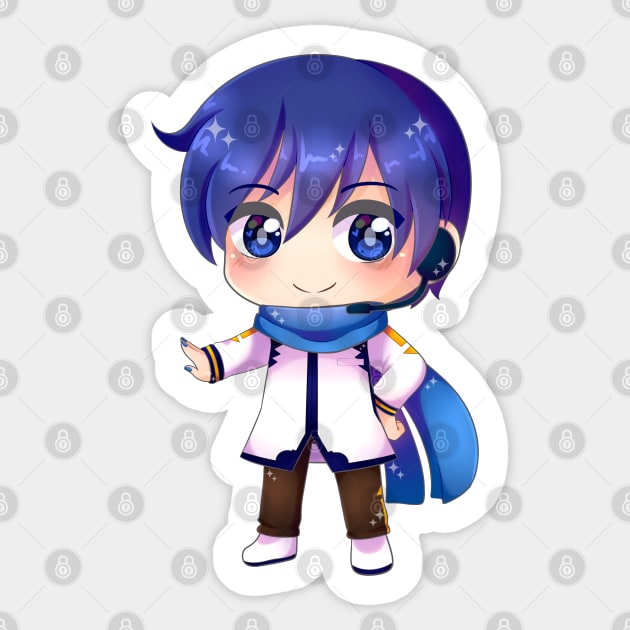 VOCALOID Kaito chibi - Vocaloid - Sticker