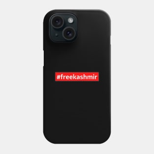 #freekashmir Stand With This Nobel Cause To Stop Massacre Phone Case