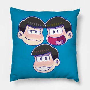 Osomatsu-san : Karamatsu, Jyushimatsu, and Osomatsu Pillow