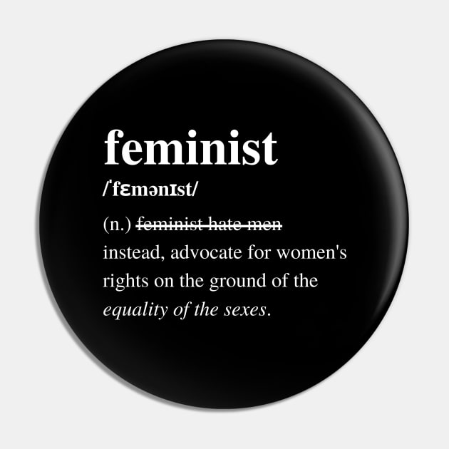 Badass Feminist - F for feminist Pin by Feminist Vibes