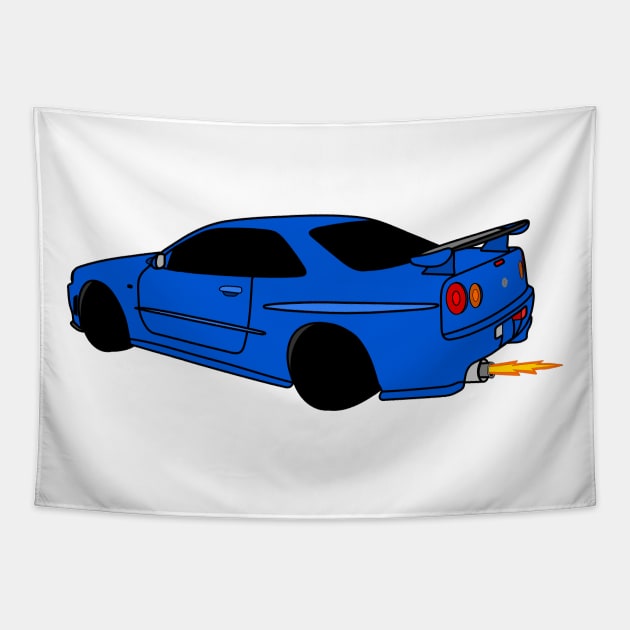 R34 Tapestry by Classicauto