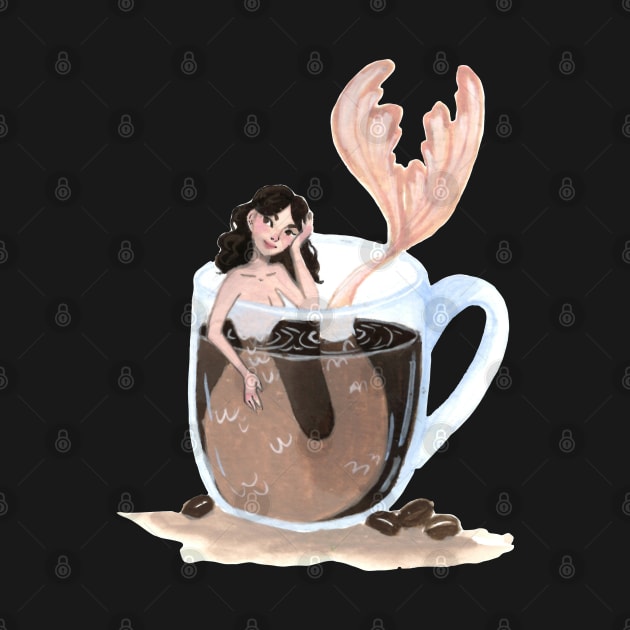 Coffee Mermaid by Ka.Arts
