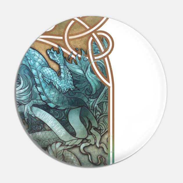 Opposites attract! Fighting dragons Pin by AntonVTokarev