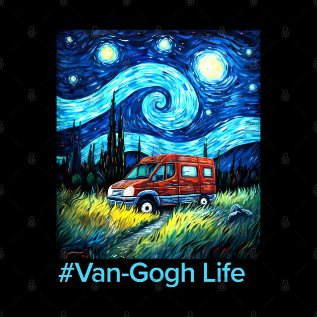 Van-Gogh Meets Van Camping Life #Van-Gogh Life Funny by VogueTime