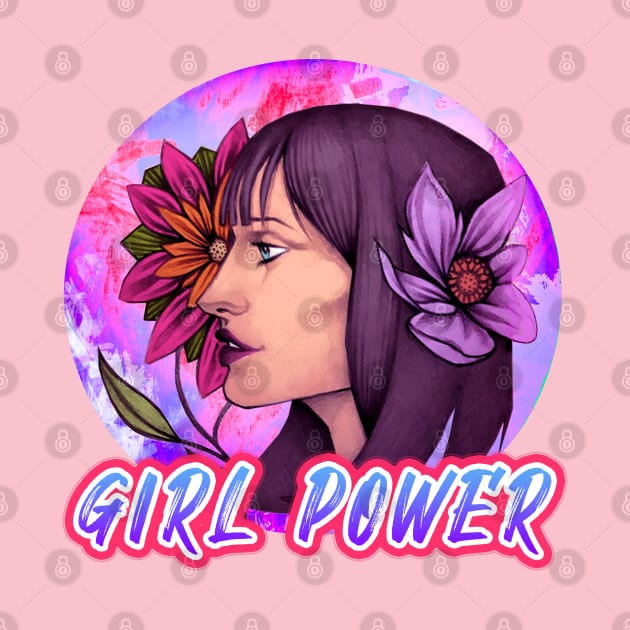 Girl Power Beautiful Floral by dnlribeiro88