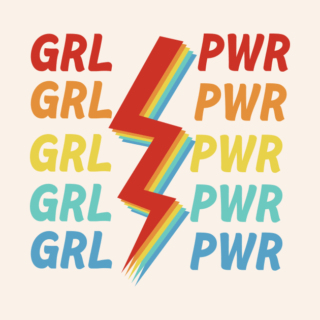 Girl Power Rainbow by Vintage Dream