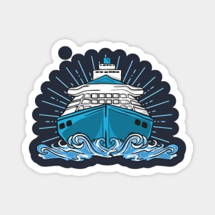 Cruise Cruising Ship Vacation Boat Trip Ocean Magnet