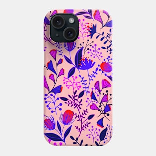 colorful floral pattern Phone Case