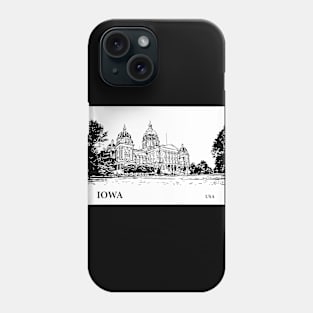 Iowa USA Phone Case