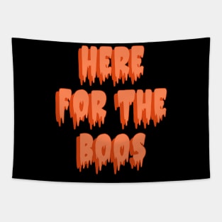 Here for the boos Halloween Tapestry