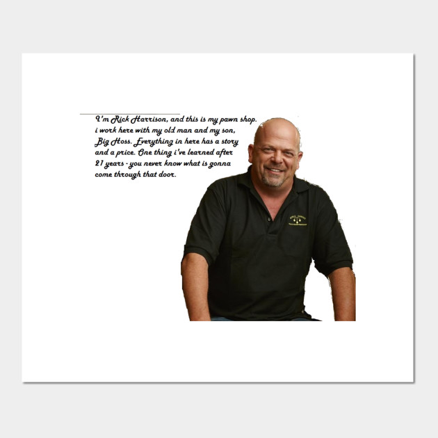 Rick Harrison Pawn Shop Rick Harrison Posters And Art Prints