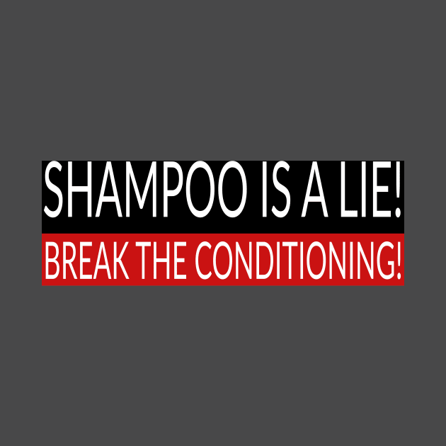 Shampoo is a lie (conspiracy collection#1) by PandaSteak Design 