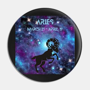 Zodiac Aries Pin