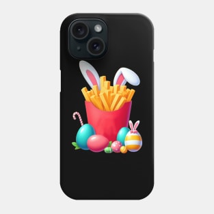 French Fries Easter Egg Hunt Bunny Fast Food Phone Case