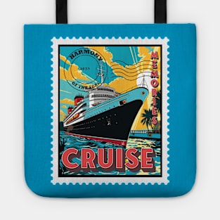 Art Deco Cruise Stamp - Caribbean Port Unisex Tote