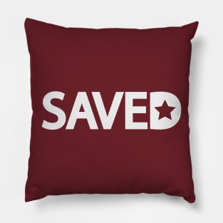 Saved being saved Pillow