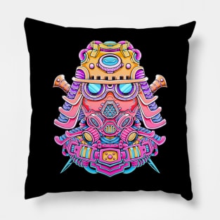 Cyber Samurai Pillow