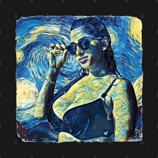 Sunshine Lady Van Gogh Style by todos