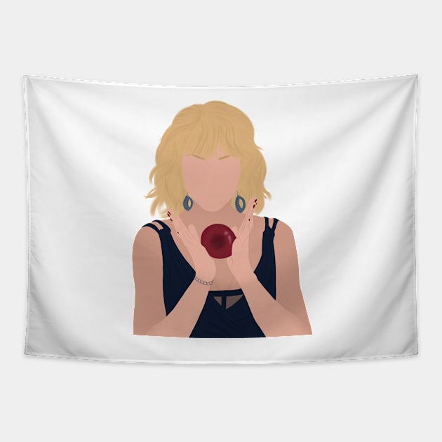 blank space apple taylor fan art Tapestry by senaeksi