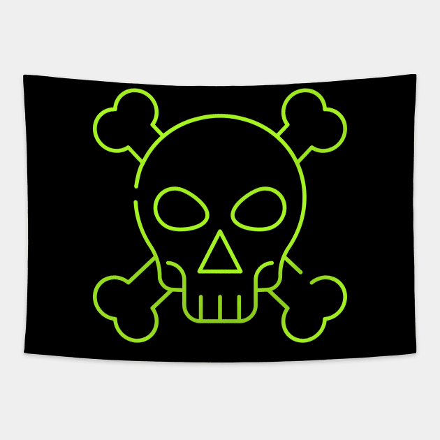 Crossbones Tapestry by DeraTobi