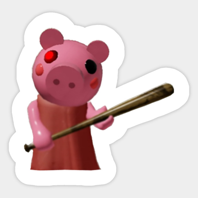 Roblox Piggy Design Roblox Meme Sticker Teepublic Au - piggy memes roblox