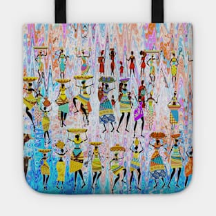 African Village Tote