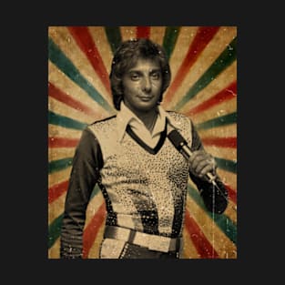 Barry Manilow // Photo Vintage Retro T-Shirt