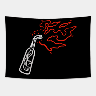 Bottle fire Tapestry