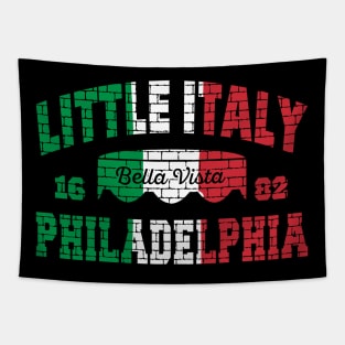 Little Italy Philadelphia Italian Flag Bella Vista South Philly Tapestry