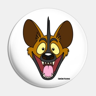 Laughing Hyena Pin