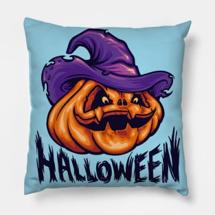 Halloween pumpkin head Pillow