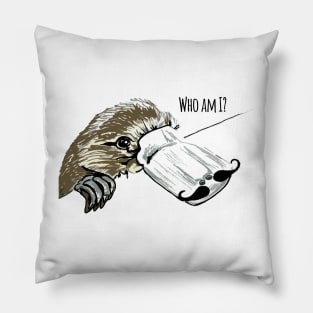 Who am I? Duck-Billed Platypus Pillow