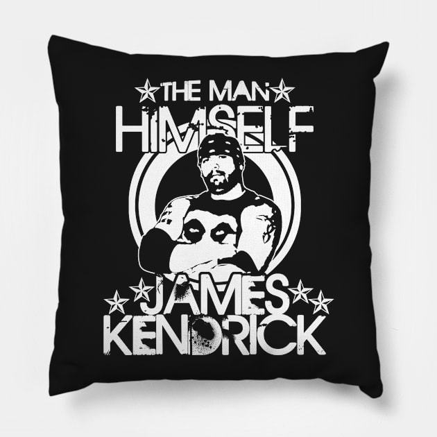 The Man, Himself Pillow by crowjandesigns